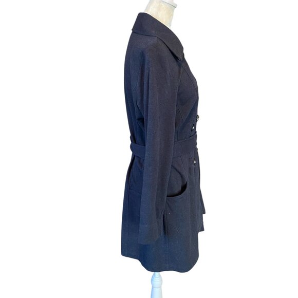 Cabi dark blue long sleeve collared button down peacoat women's size small - Picture 2 of 6